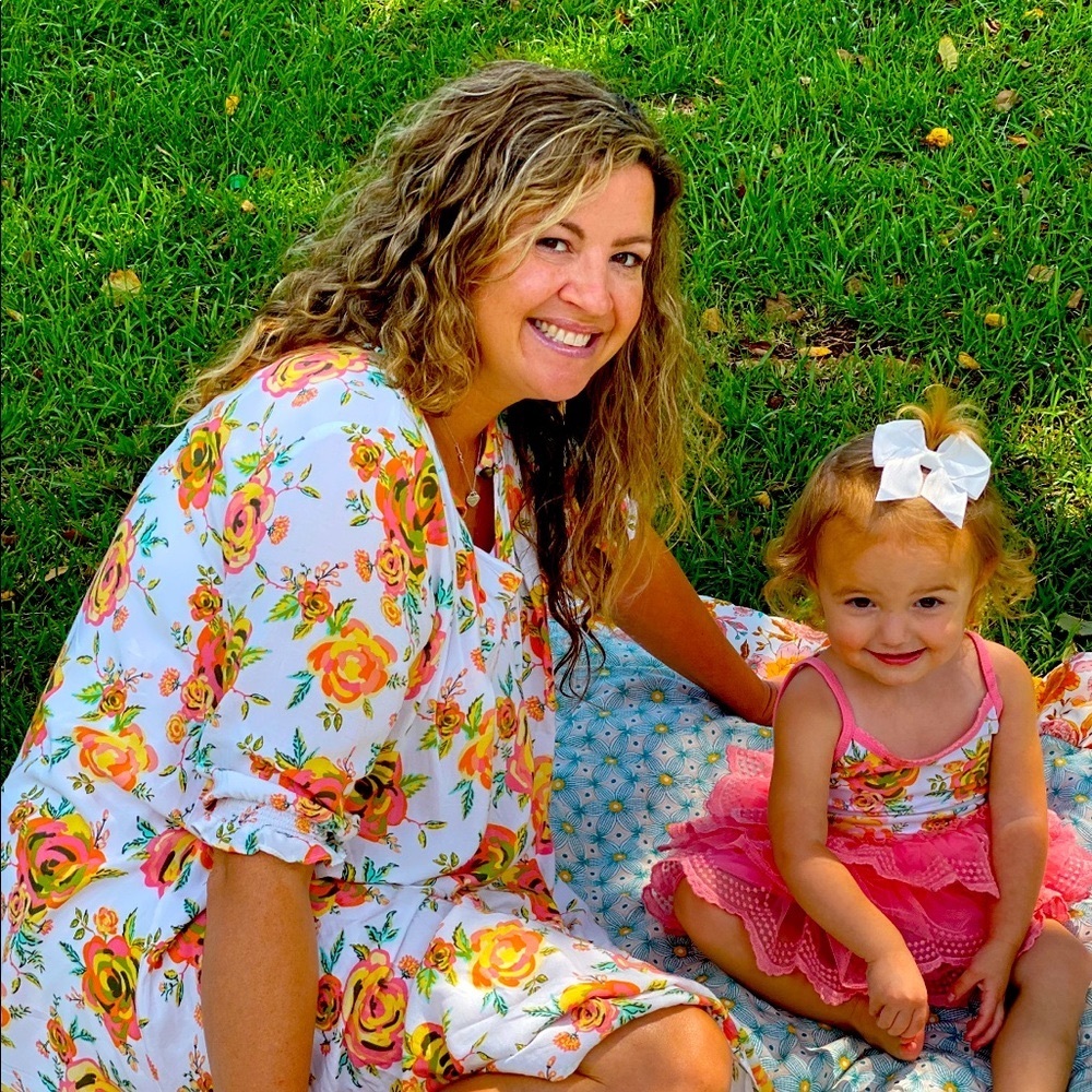 Matilda Jane large dress / 2t matching baby